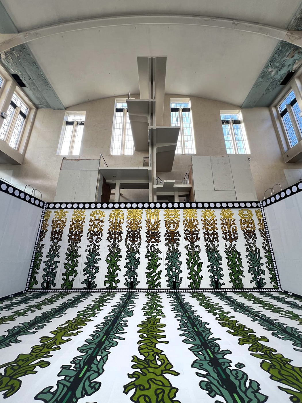 Detail from 'Divers', an installation by Tod Hanson